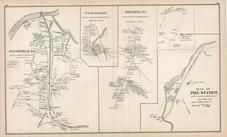 Woodsville, Haverhill North, Haverhill Town, Pike Station, Pike Station Town, New Hampshire State Atlas 1892 Uncolored